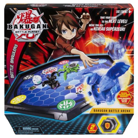 игрушка Spin master игровой набор bakugan с ареной и фигуркой-трансформером / цвет синий