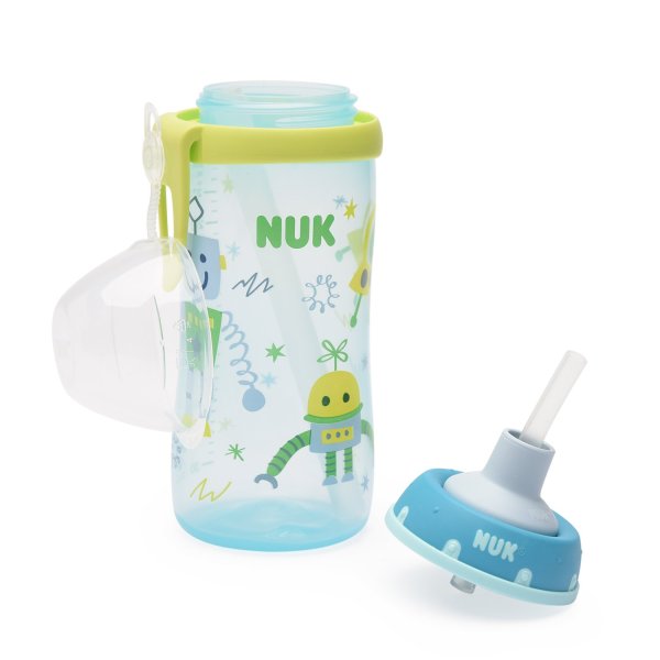 Nuk First Choice Поильник с силиконовой трубочкой, 300 мл, с 18 месяцев