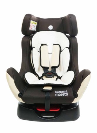 Bambini Moretti Детское автомобильное кресло BM-719 Lux, 0-25 кг, цвет / коричневый-бежевый