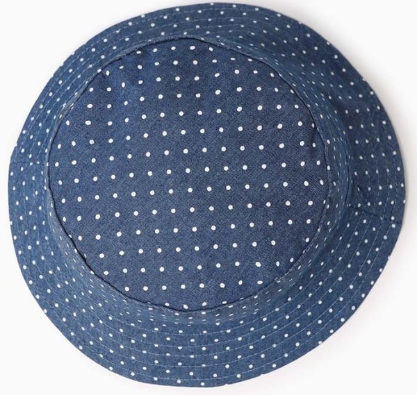 Minaku Панама "Горошек" / цвет синий
