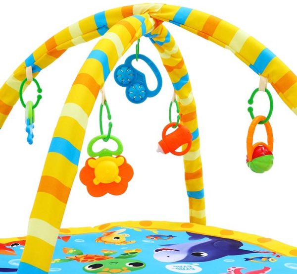 Крошка Я Развивающий коврик с дугами «Морские животные»