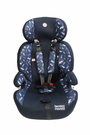 Bambini Moretti Детское автомобильное кресло LB-515 Print, 9-36 кг, цвет / темно - синий - геккон