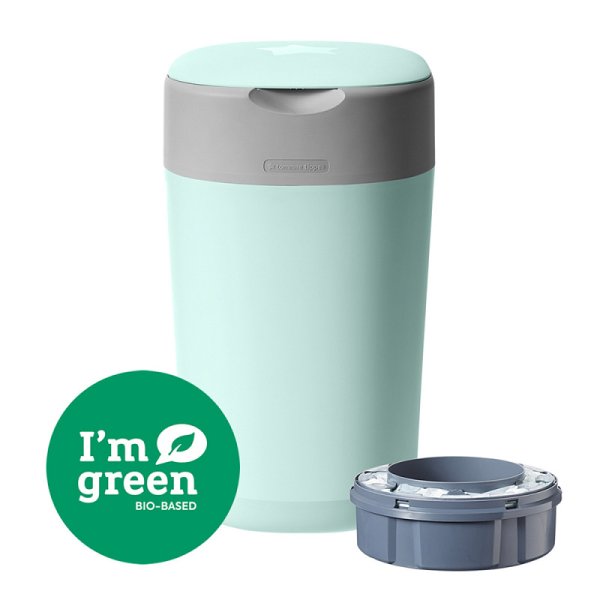 Tommee Tippee Утилизатор-накопитель для использованных подгузников Twist & Click / цвет green (мятный)