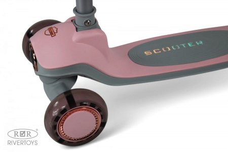 Rivertoys Самокат-беговел HB-603 / цвет розовый
