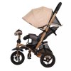 Moby kids Велосипед-коляска Stroller trike Air Car / цвет кофе с молоком, рама золотой металлик