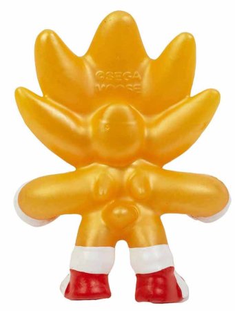 GooJitZu Игрушка тянущаяся фигурка мини Соник золотой