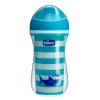Chicco Чашка-поильник Active Cup 2 в 1, 266 мл, 14+ мес / цвет синий, голубой