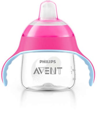 Avent Чашка поильник 200 мл, от 6 месяцев до 3 лет, розовый, артикул: SCF751/07