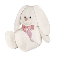 Maxitoys Мягкая игрушка Fluffy Heart Зайка, 50 см / цвет белый 					