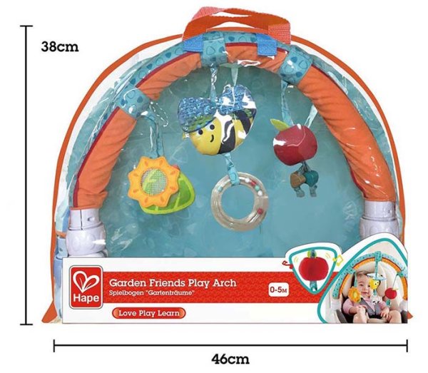 Hape Подвесная погремушка Садовые друзья