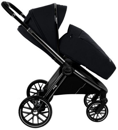 Коляска 2в1 Mayla Lux короб+прогул.  (Black)