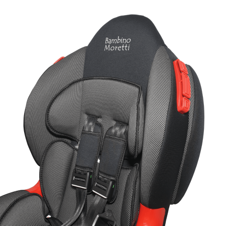 Детское автомобильное кресло «Bambino moretti» BS-02 ISOFIX Lux, 9-25 кг. (Карбон-Чёрный)