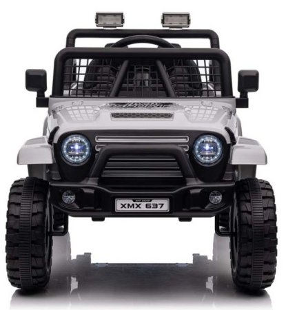 Toyland Электромобиль Jeep Rubicon ХМХ 637 / цвет серый