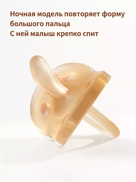 Соска- пустышка день/ночь (2 штуки в комплекте) Thyseed (0-3месяцев.)