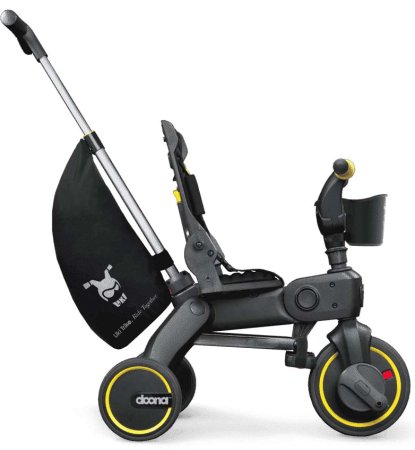 Doona Трехколесный складной велосипед Liki Trike S5 / цвет Nitro Black (черный)