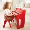 Hape Музыкальная игрушка Пианино с табуреткой / цвет  красный