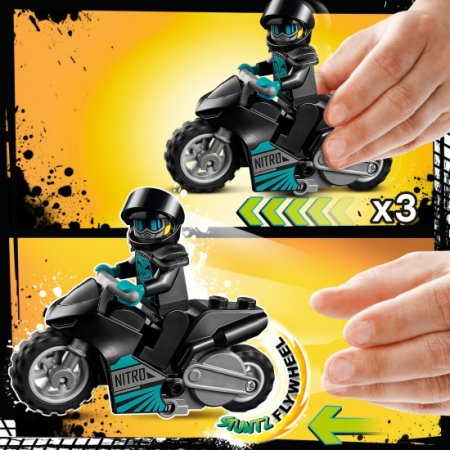 Lego City Stuntz Конструктор "Грузовик для шоу каскадёров", 420 деталей