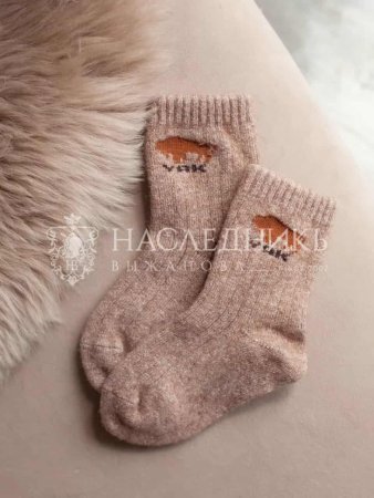 НаследникЪ Выжанова Термоноски, 70% шерсть с пухом яка/ цвет в ассортименте