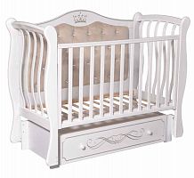 Bambini Moretti Кровать детская Fiore 333 LUX / цвет белый					