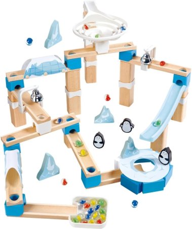 Hape Игровой набор "Гонки" Пингвины в Антарктиде