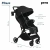 Коляска PERA (прогул)рама carbon/PU,New (Black)