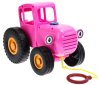 Умка Развивающая игрушка-каталка «Синий трактор» / цвет розовый