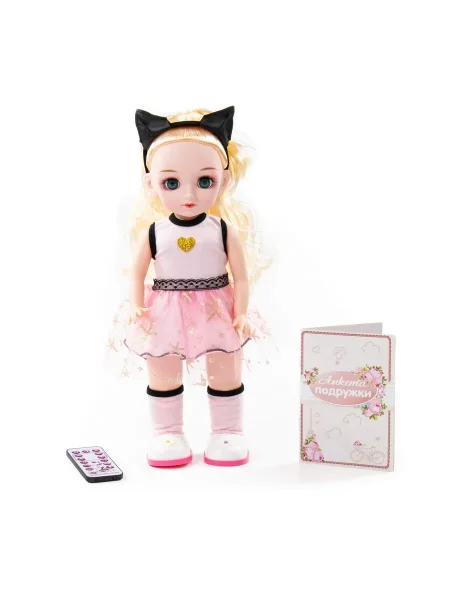 Кукла "Марина" (37 см) на вечеринке (ходит, танцует, разговаривает, поёт, рассказывает сказки)