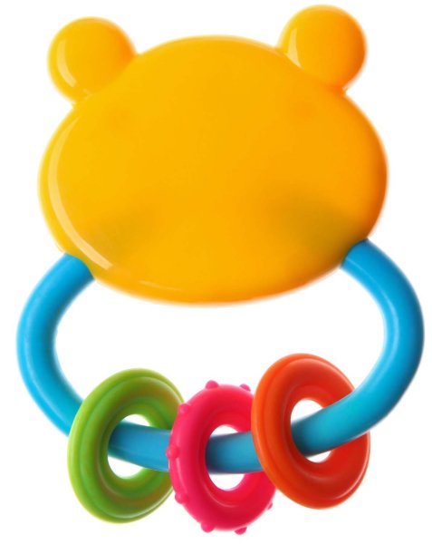 Крошка Я Погремушка «Мишка с колечками»