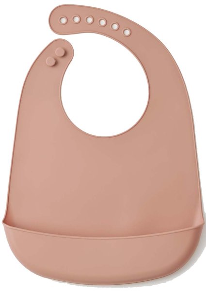 Happy Baby Нагрудный фартук силиконовый / цвет beige red (бежевый)
