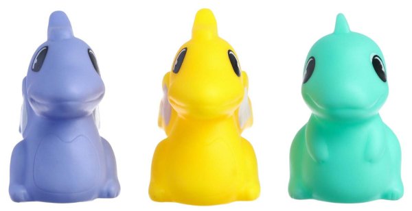 Крошка Я Набор резиновых игрушек для ванны «Малыши динозаврики»