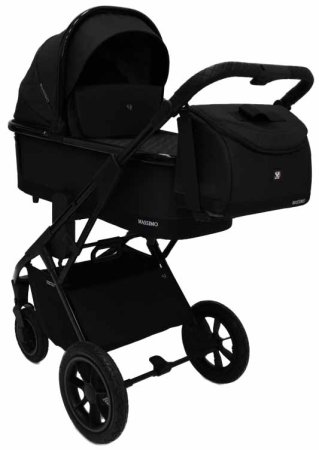 Sweet Baby Коляска 2 в 1 Massimo Air / цвет Black (черный)