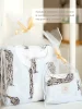 Сет из 2х муслиновых салфеток для кормления Mjolk Молоко/Крокодилы (26см*55см)