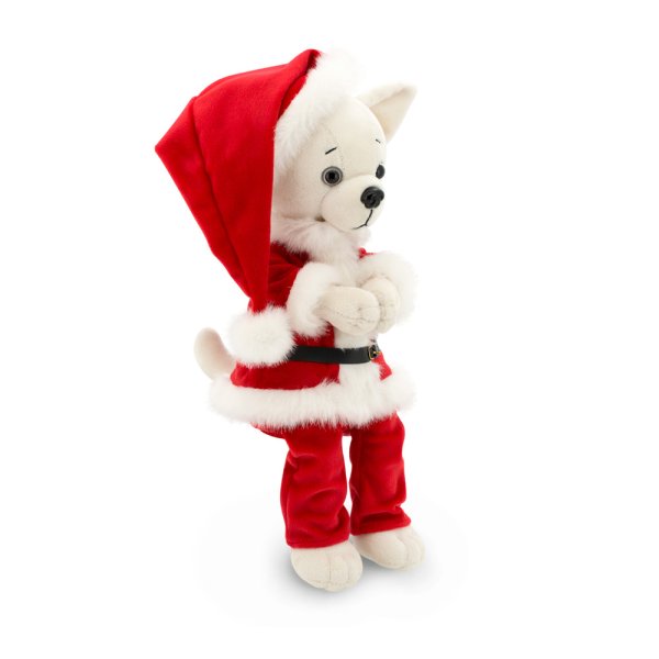 Orange Toys Мягкая игрушка Собачка Lucky Oscar: Санта /25 см