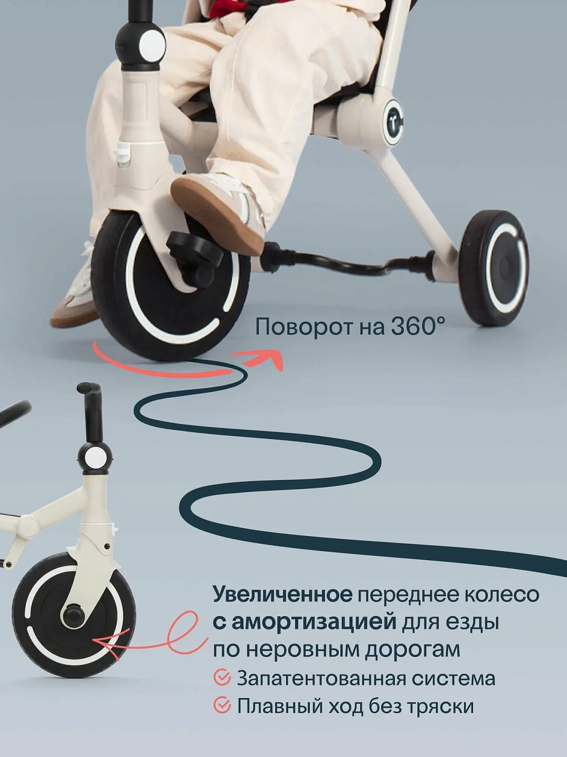 Трехколесный складной велосипед SmarTrike Wonder