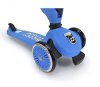 Трехколесный самокат с сиденьем Scoot&Ride HighwayKick (2в 1) синий