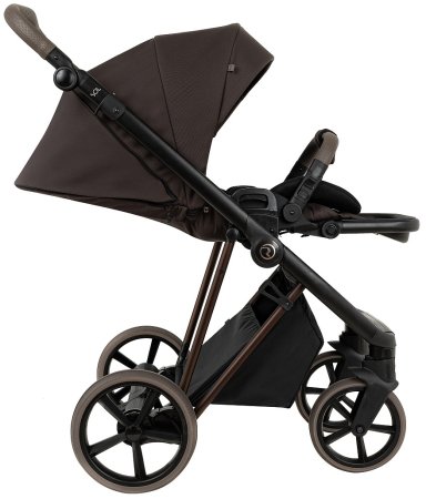 ROAN Коляска 2 в1 Sol Luxury короб+прогул (Turkish Coffe/Bronze/руч.Capp/к.Capp)