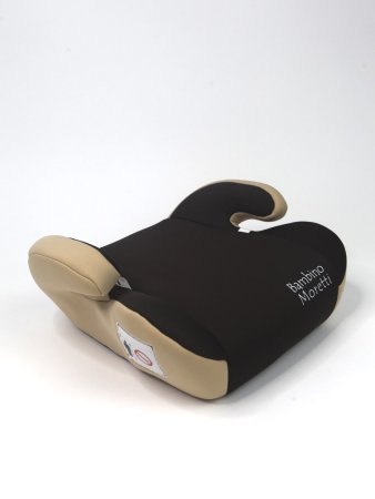 BAMBINO MORETTI Автокресло-бустер для детей QM-311, 6-12 лет, группа III,  /цвет коричневый-бежевый