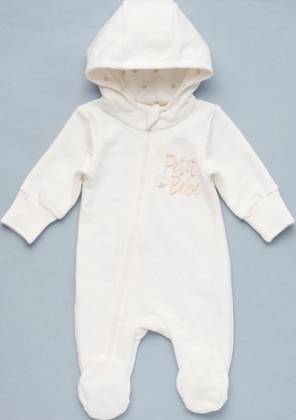 Petit BeBe Комбинезон с капюшоном (футер-петля) 3025