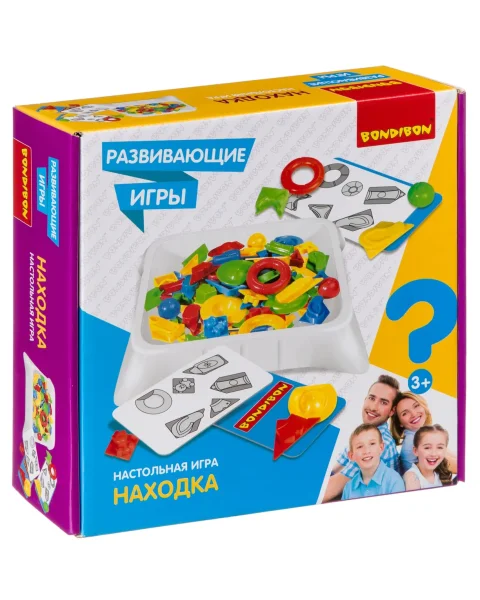 Развивающие игры Bondibon «НАХОДКА», BOX  26х6,5х26