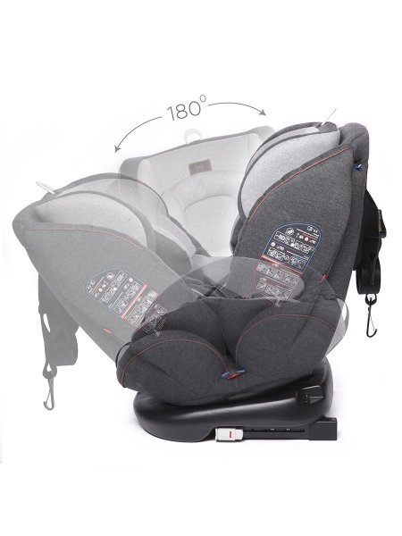 Babyсare детское автокресло shelter / цвет эко-светло-серый хлопок / eco light grey cotton