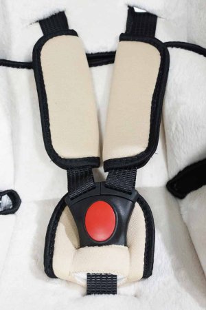 Bambini Moretti Детское автомобильное кресло BM-322 / группа 0+, Lux / цвет коричневый-бежевый