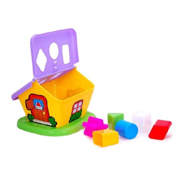 Игрушка-сортер Садовый домик в сетке