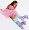 Amarobaby Ролики Disco со светящимися колесами, размер 34-37 / цвет фиолетовый