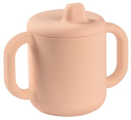 Beaba Поильник силиконовый Silicone learning cup / цвет розовый