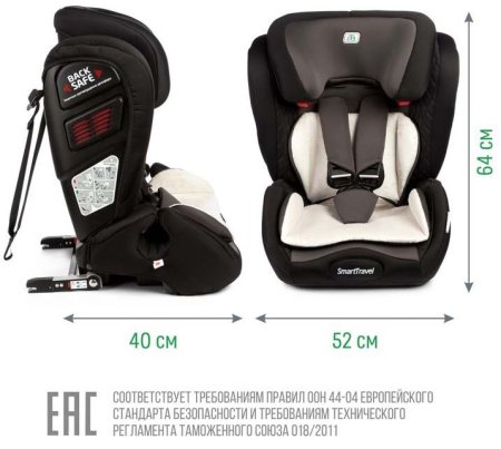 Smart Travel Автокресло Magnate Isofix (9-36 кг) / цвет blue (синий)