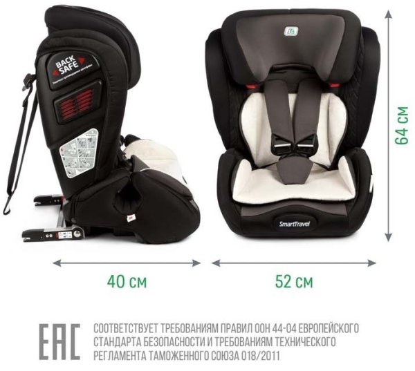 Smart Travel Автокресло Magnate Isofix (9-36 кг) / цвет blue (синий)