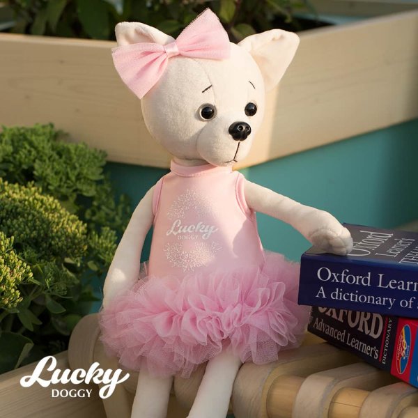 Orange Toys Мягкая игрушка Собачка Lucky Lili Грация 25 см