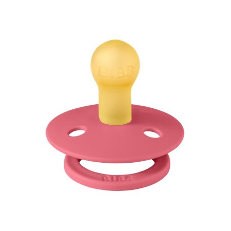 Пустышка латекс BIBS Studio Colour - Block - Coral Baby Pink, 0+ мес.