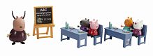 Peppa Pig Игровой набор "Идем в школу" с 2 партами					