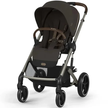 Коляска 2в1 Cybex Balios S Lux TPE + спальный блок Cot 2025 (Chocolate Brown)